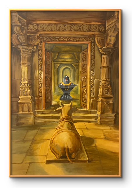The Divine gaze: Nandi's devotion