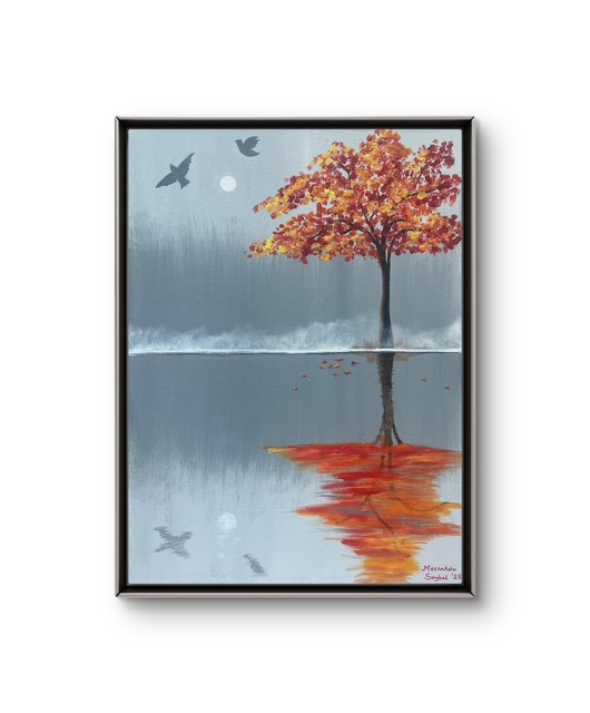Reflections of silent autumn