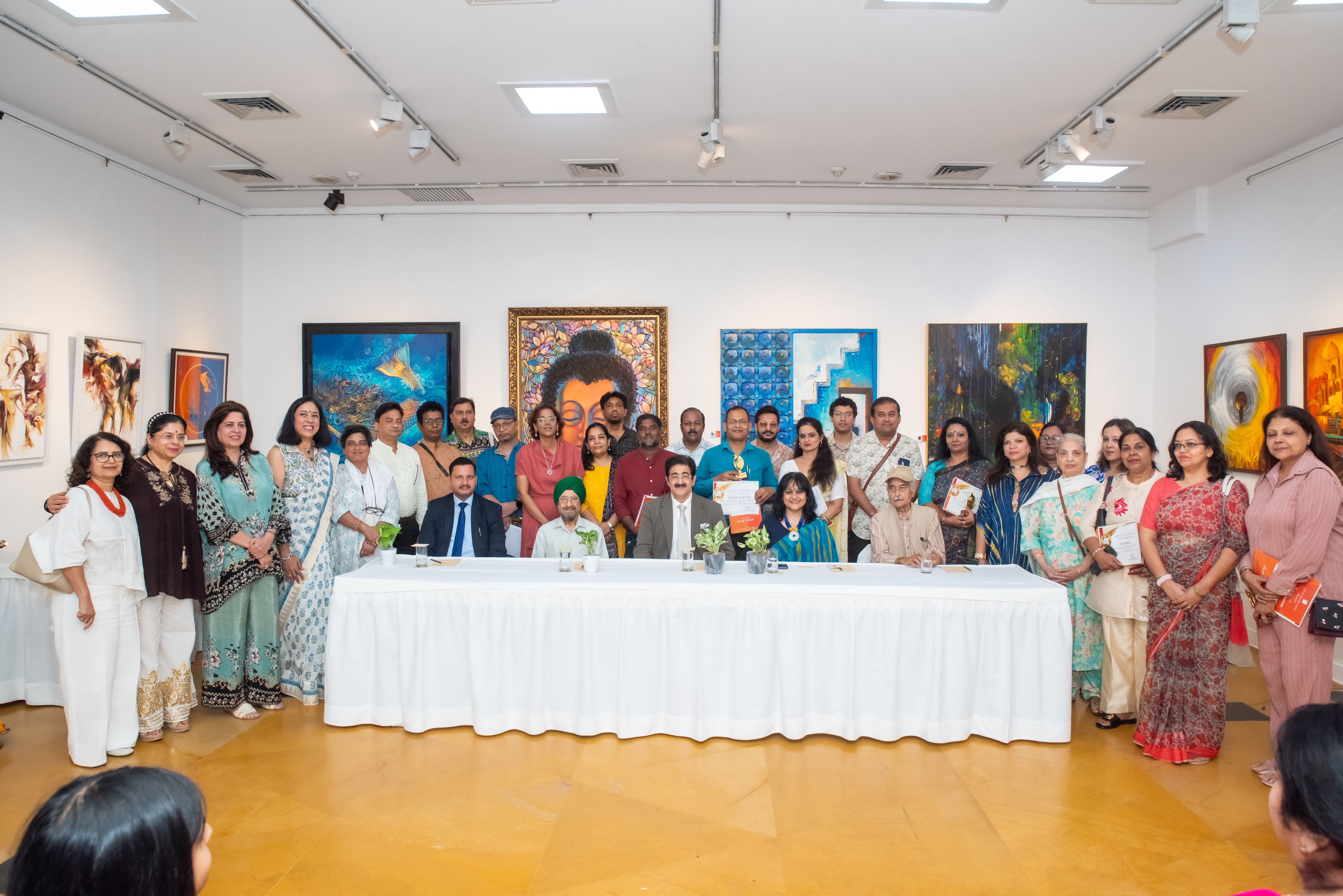 Group art exhibition- Indian Habitat Centre — view 3